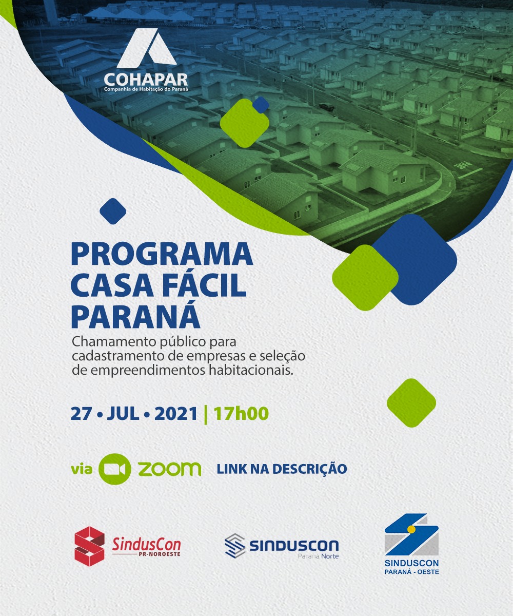 Apresentação Programa Casa Fácil Paraná